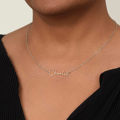 Melt her heart with this Personalized Name Necklace💕