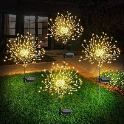 GalaxyGlow Solar LED Firework Lights