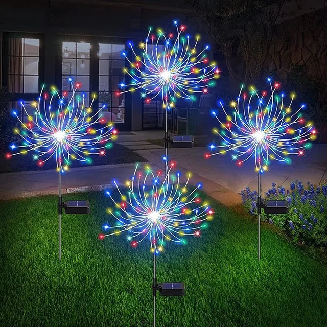 GalaxyGlow Solar LED Firework Lights