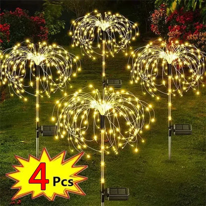 GalaxyGlow Solar LED Firework Lights