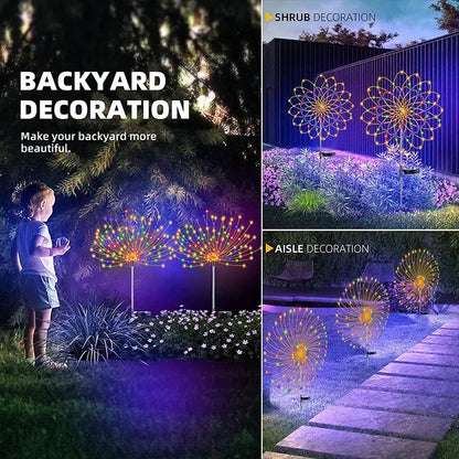 GalaxyGlow Solar LED Firework Lights