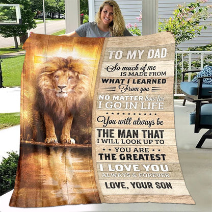 A Blanket for Dad - Great for travel, camping, on-the-go dads, or cozy up at home!